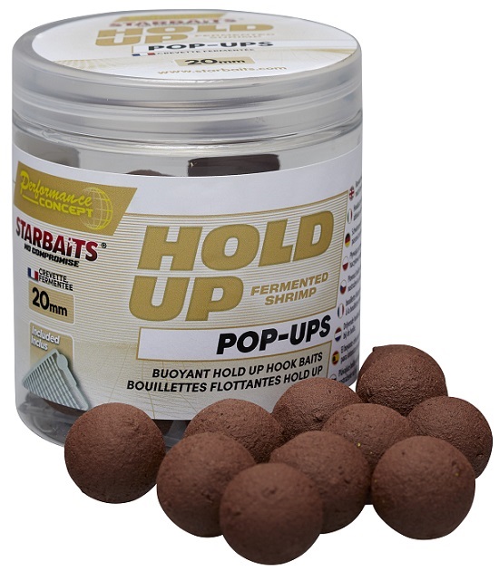 Starbaits plávajúce boilie hold up fermented shrimp 50 g - 12 mm