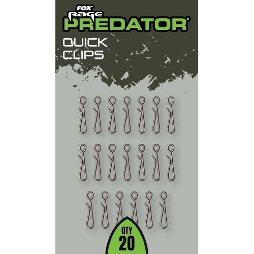 Fox Rage Predator Karabinky Gemini Clips Large