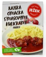 Ježkove Krabičky Rajská Omáčka s Mäsovými Guličkami a Fusilli 450 g