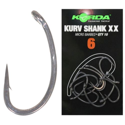 Korda Háčiky Kurv Shank XX 10 ks