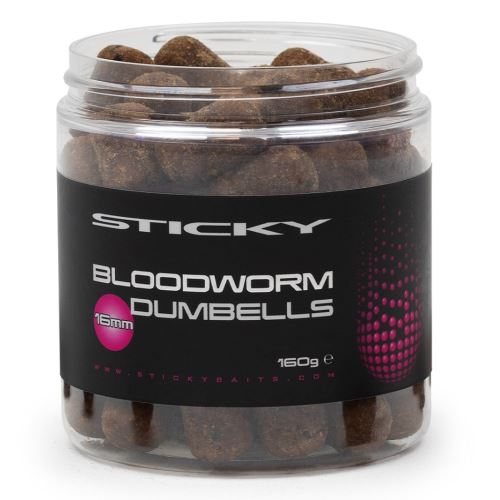 Sticky Baits Neutrálne Vyvážené Boilie Bloodworm Wafters Dumbells 130 g