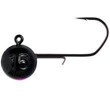 Monkey Lures Jigová Hlavička MNKY Hook Black Pink 3 ks 2/0