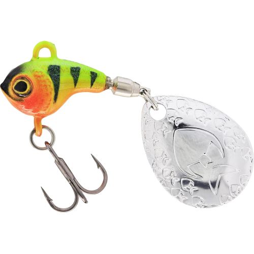 Westin Nástraha Dropbite Tungsten Spin Tail Jig Chartreuse Perch
