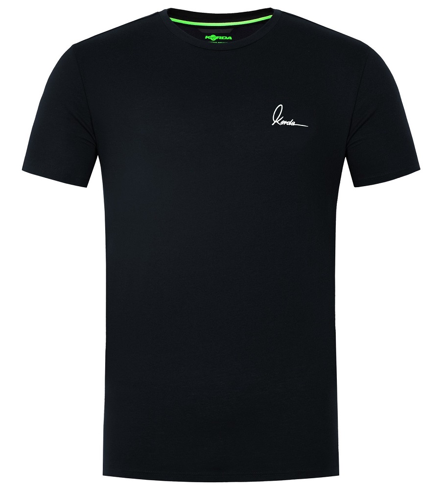 Korda tričko minimal tee black - l