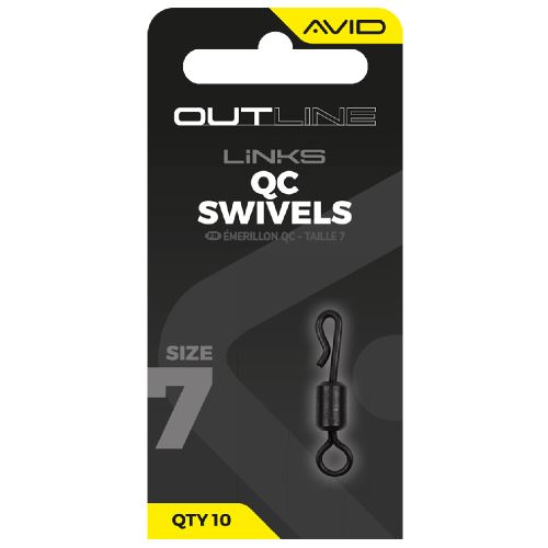 Avid Carp Obratlík Outline QC Swivel Velikosti 7