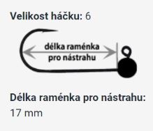 RedBass Jigová Hlavička Sickle 5 ks 6 (2)