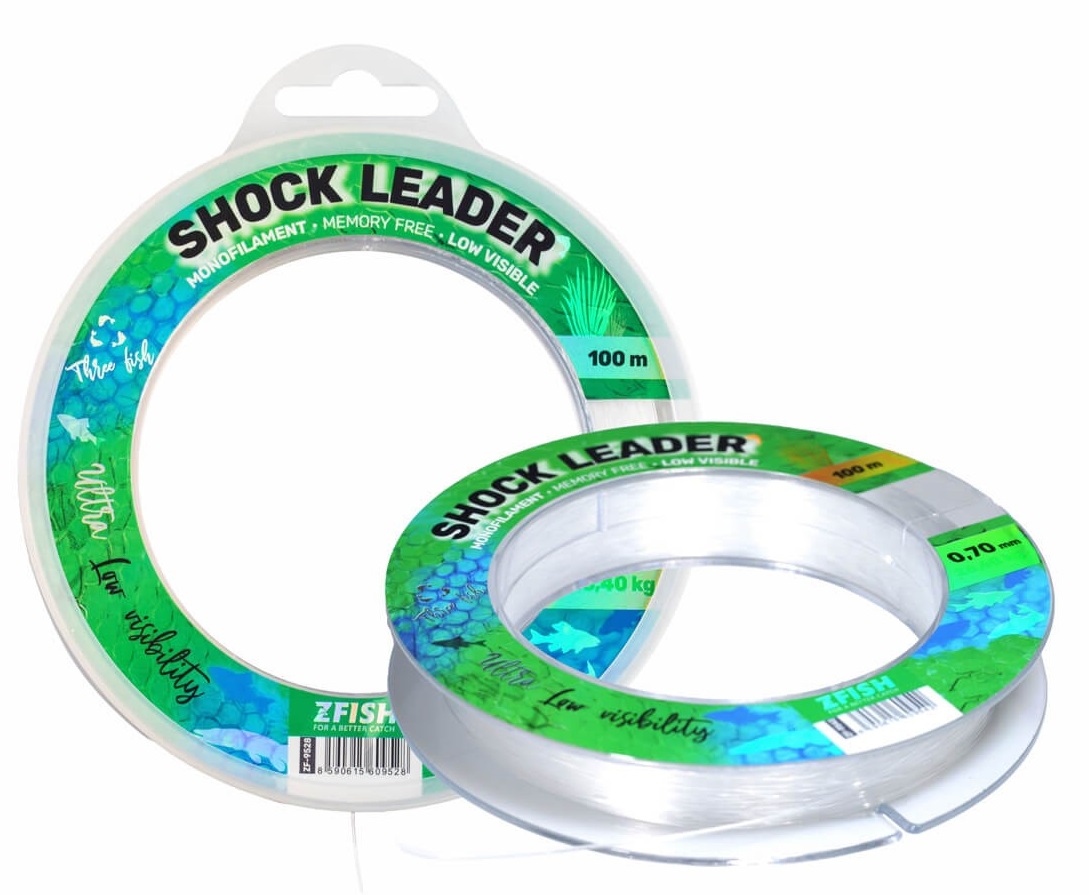 E-shop Zfish šokový vlasec vision shock leader 100 m - 0,60 mm 20,55 kg