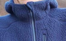 Geoff Anderson Mikina s Kapucňou Teddy Modrá (5)