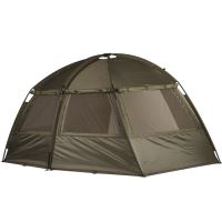 Nash Bivak Titan Hide Pro XL + Moskytiérový Predný Panel Mozzi Infill+ Nepremokavý Predný Panel Waterproof Infill + Zimný Prikrývka Overwrap (3)