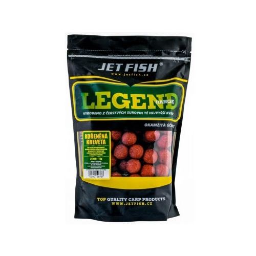 Jet Fish Boilie Legend Range Korenená Kreveta