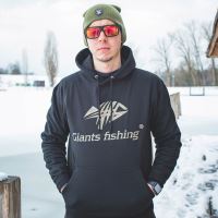Giants Fishing Mikina S Kapucňou Čierna Camo Logo (4)