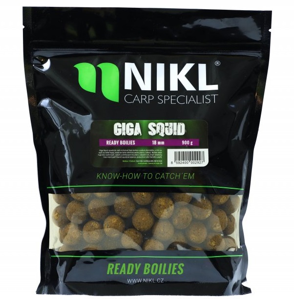 Nikl boilies giga squid - 2,7 kg 20 mm