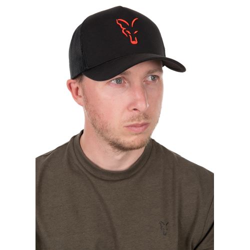 Fox Šiltovka Collection Trucker Cap Black Orange