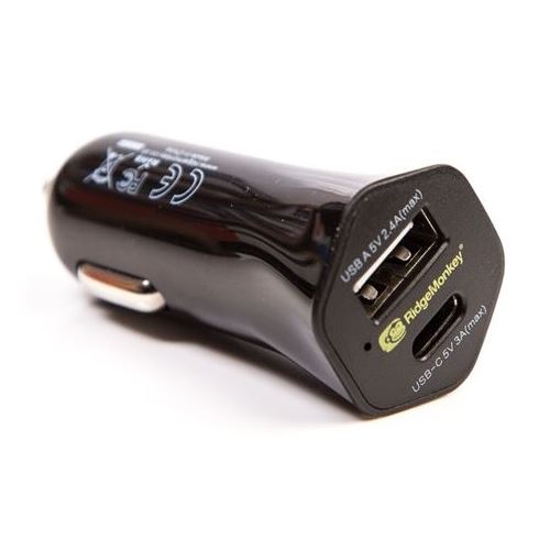 RidgeMonkey Nabíjačka Do Auta Vault 15W USB-C Car Charger