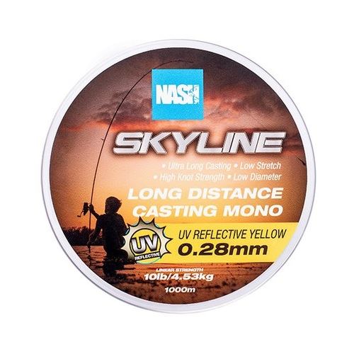 Nash Vlasec Skyline Mono UV Yellow 1000 m