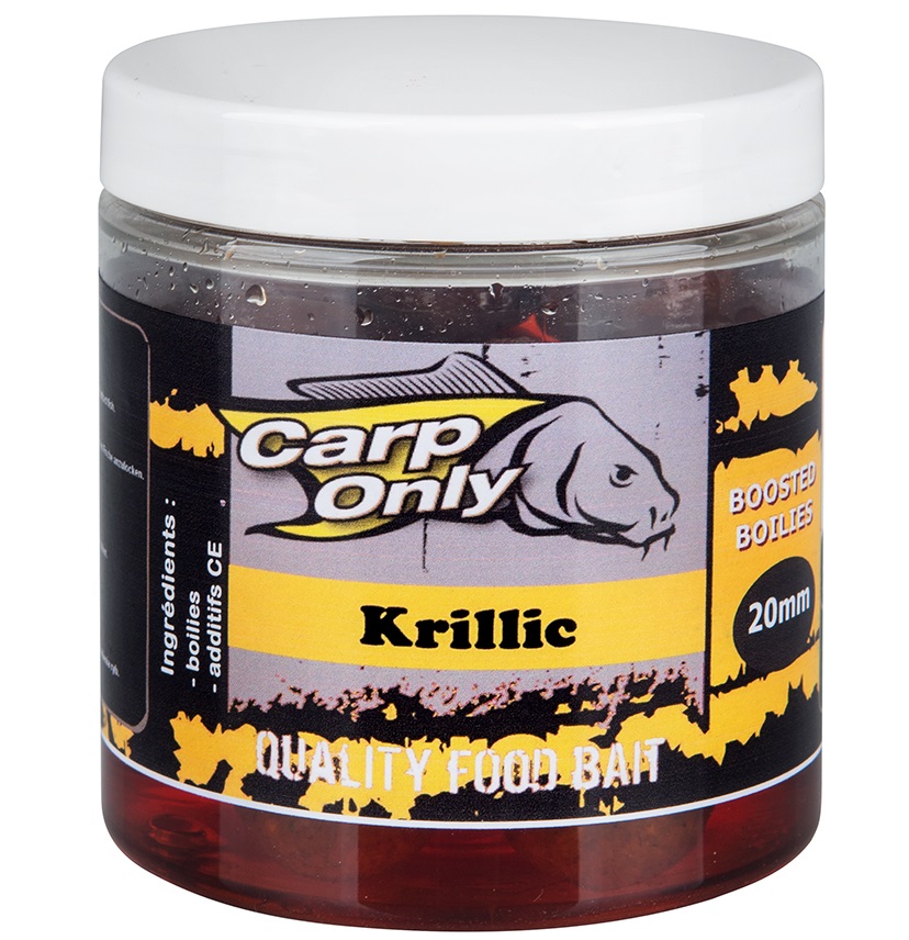 Carp only boilie v dipe krillic krill česnak 250 ml-16 mm