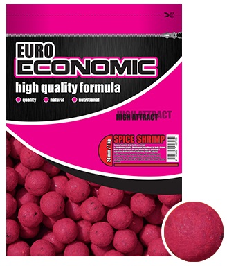 Lk baits boilie euro economic spice shrimp - 1 kg 18 mm