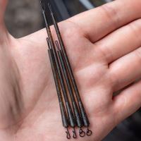 Avid Carp Montáž Outline FleckTone Ring Swivel Bag Stems (3)