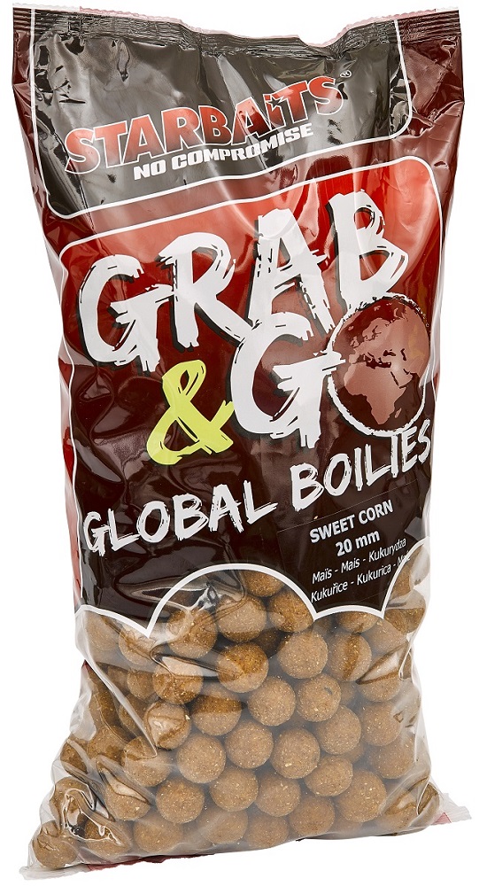 Starbaits boilies g&g global sweet corn - 2,5 kg 14 mm