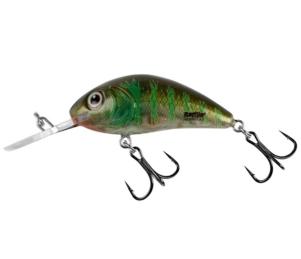 Salmo wobler rattlin hornet floating green gill clear - 3,5 cm