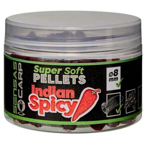 Sensas Pelety Super Soft Indian Spicy 60 g