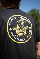 Black Cat Tričko Chase Dreams Black Tee (1)