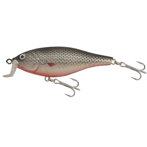 Kamasaki Wobler Fat Shad Strieborná-Červená 9 cm 14 g