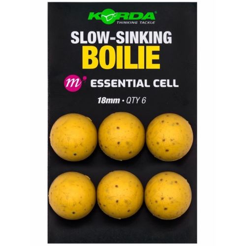 Korda Plastic Wafter Slow-Sinking Boilie Essential Cell