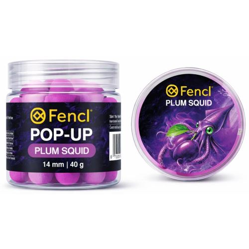 Fencl Plávajúce Boilie Pop Up Plum Squid 40 g 14 mm