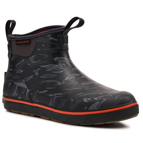 Grundéns Topánky Deck-Boss Ankle Boot Blackbeard
