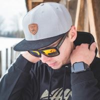 Giants Fishing Šiltovka Flat Cap Grey Black (1)