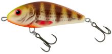 Salmo Wobler Fatso Sinking Spotted Brown Perch - 8 cm