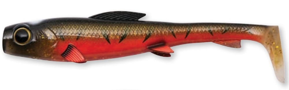 Abu garcia gumová nástraha svartzonker mcpike red tiger 2 ks - 17 cm 48 g