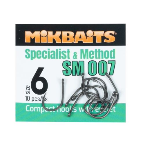 Mikbaits Háčiky Specialits & Method SM 007 Hook 10 ks