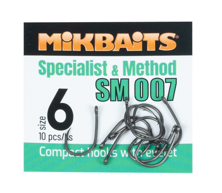 Mikbaits háčiky specialits & method sm 007 hook 10 ks - 8