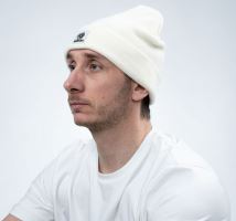 Nash Čiapka Make It Happen Badge Beanie Hat Ecru (1)