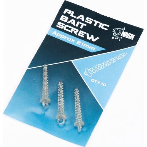 Nash Držiak Nástrahy Plastic Bait Screw 10 ks