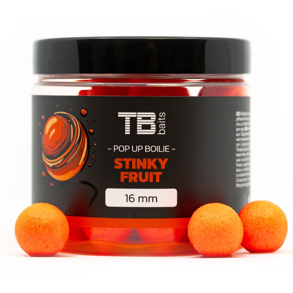 E-shop Tb baits plávajúce boilie pop-up stinky fruit + nhdc 65 g-12 mm