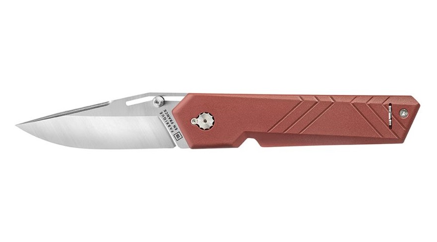 Tb outdoor nôž edc unboxer red handle