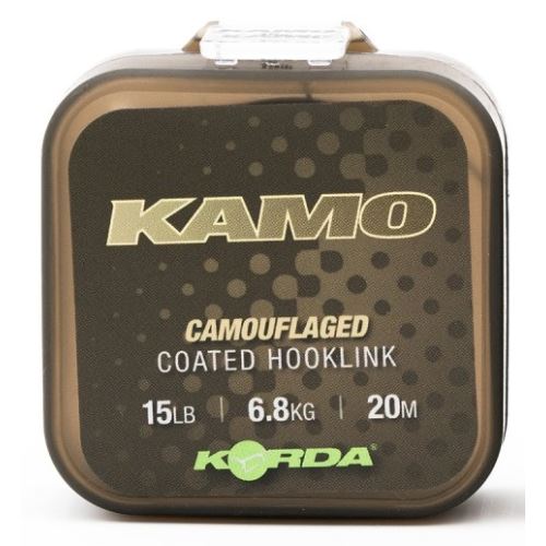 Korda Náväzcová Šnúrka Kamo coated Hooklink 20 m