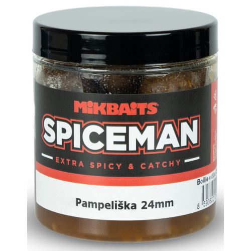 Mikbaits Boilie V Dipe Spiceman Pampeliška 250 ml