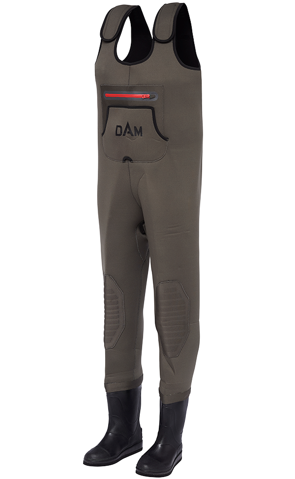 E-shop Dam brodiace nohavice break point neoprene wader bootfoot felt grey bl - xl 44-45