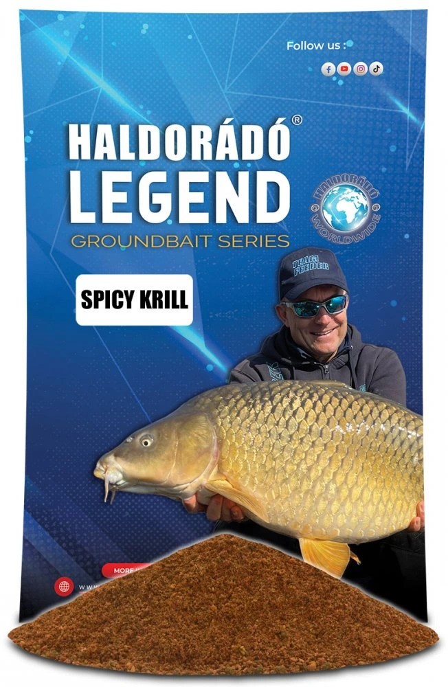 E-shop Haldorádó krmítková zmes legend groundbait 800 g - spicy krill