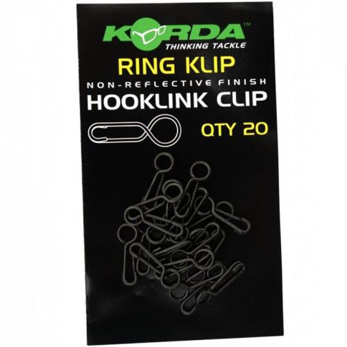 Korda Rýchlo Karabínka Ring Klip 20 ks