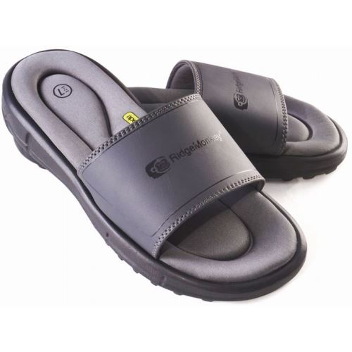RidgeMonkey Šľapky APEarel Dropback Sliders Grey