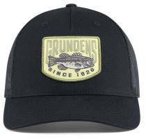Grundéns Šiltovka Bass Patch Trucker Black