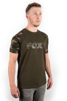 Fox Tričko Camo Khaki Chest Print T-Shirt (1)