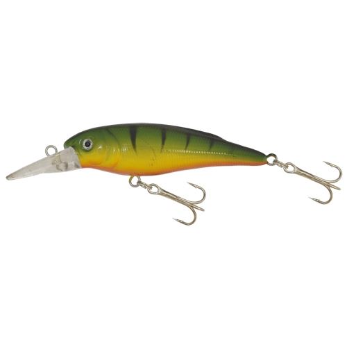 Kamasaki Wobler Shad Olejovo Zelená-Žltá 8 cm 12 g