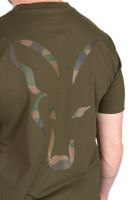 Fox Tričko Khaki Head Logo T-Shirt (3)