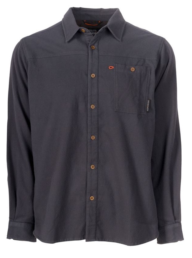 Grundéns košeľa steelhead flannel anchor - l.
 Špecifikácia produktu: •Materiál: polyester 180g/m2 •Technológia: odolné voči vlhkosti, rýchle schnutie •Gombíky: z recyklovaného plastu (z oceánu) •Kapsa: Ľavá náprsná s gombíkovým uzáverom •Ďalšie vybavenie: Pútko na slnečné okuliare